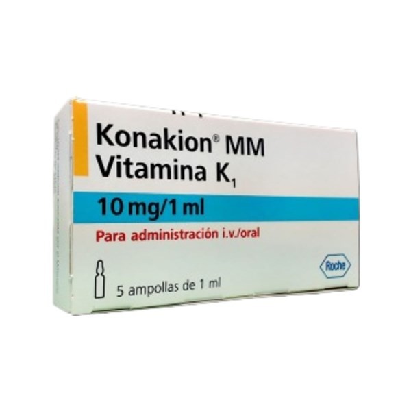 Biopas Argentin Konakion Mm 10 Mg + Vitamina K1 Ampolla x 5 x 1 ml #1