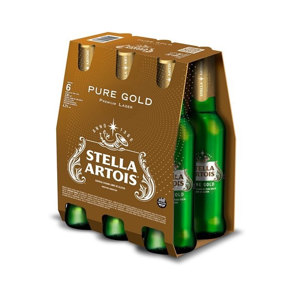 Cerveza Pure Gold 330 cc x 6 un Stella Artois #1