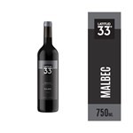 Vino Tinto Malbec Latitud 33 en Botella 750 cc #1