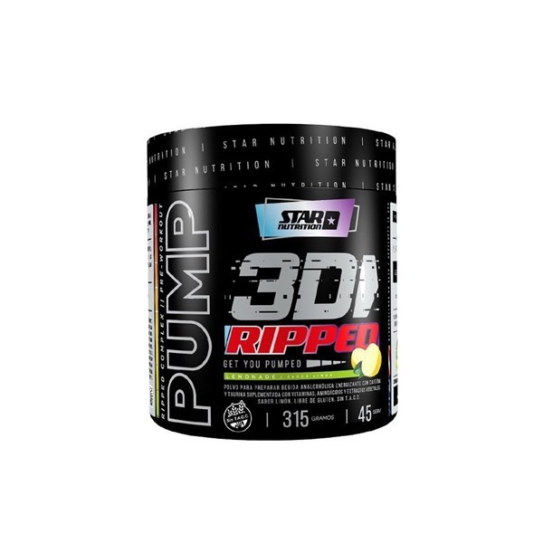 Star Nutrition Pump 3D Ripped Lemonade x 315gr #1