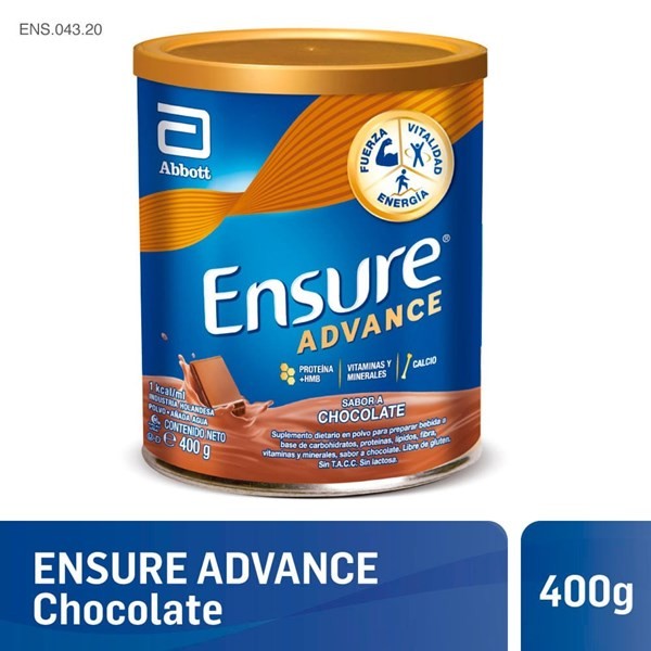 Abbott Suplemento Nutricional Advance Chocolate Lata 400 gr #1
