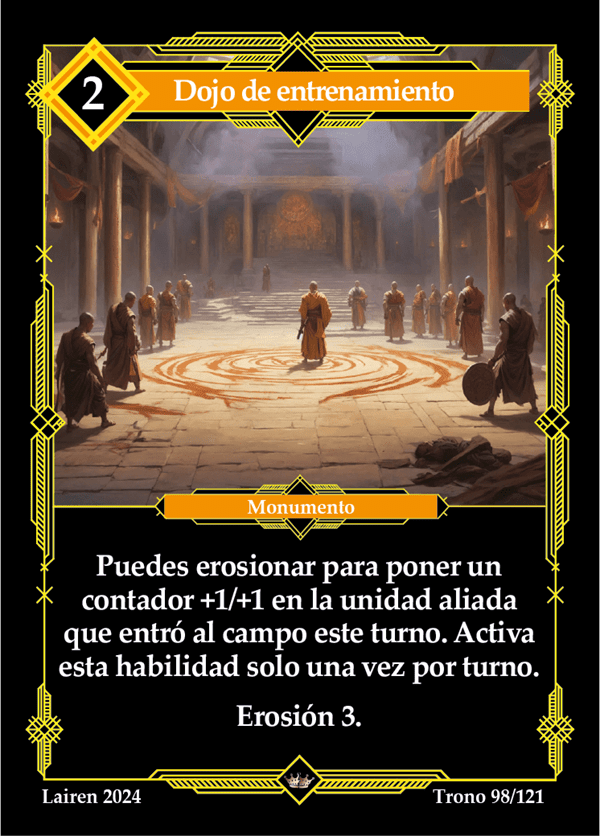 098 Dojo De Entrenamiento 1ra Edicion - Coste 2