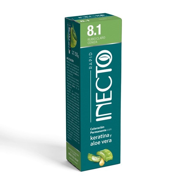 Inecto Coloracion en Pomo Rapid 8.1 Rubio Claro Ceniza #1