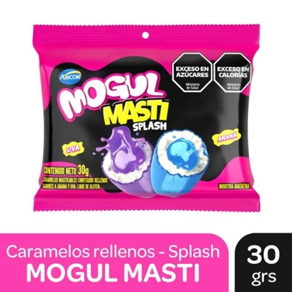 Arcor Caramelos Rellenos Splash 30 gr Mogul