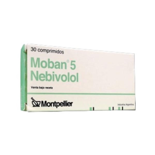 Montpellier Moban 5 Mg Nebivolol x 30 Comp #1