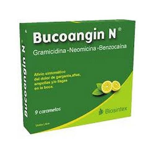 Biosintex Bucoangin N Caramelos Antibioticos Sabor Limon X 9u. #1