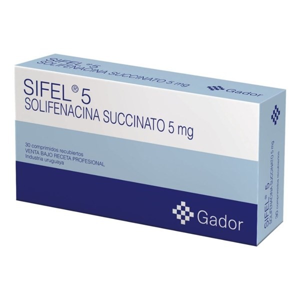 Sifel 5 mg | 30 Comprimidos | Solifenacina #1