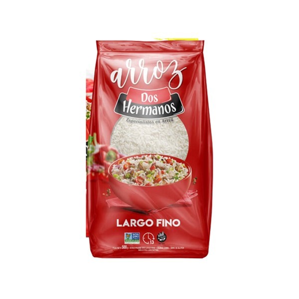 Arroz Largo Fino 00000 Non Gmo Dos Hermanos 500 G. #1