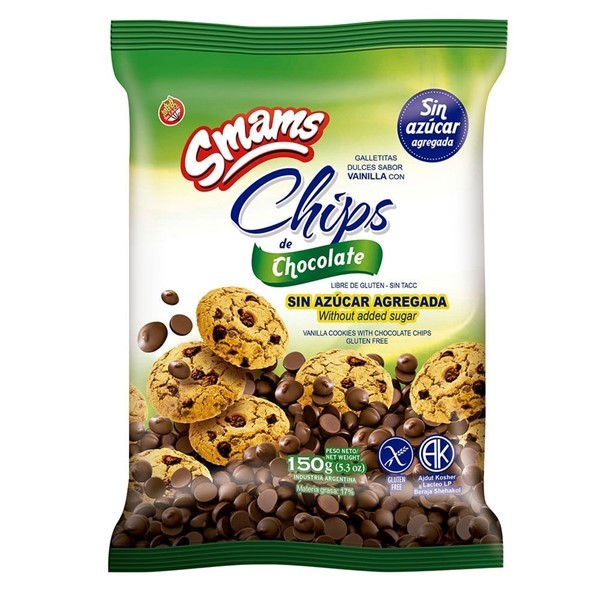 Polvoron Smams Con Chips x 150 g #1