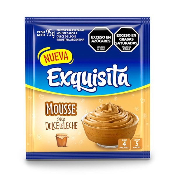 Mousse De Dulce De Leche Exquisita En Sobre 95 G. #1
