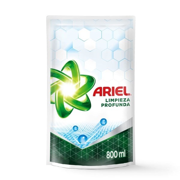 Jabón Líquido Ariel Máxima Limpieza Pouch x 800 ml #1