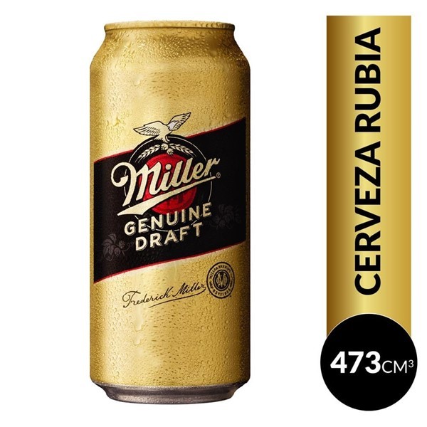 Cerveza Miller Lata 473 Ml #1