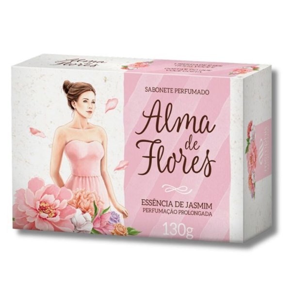 Alma de flores Jabon en barra Jazmin | 130 gr