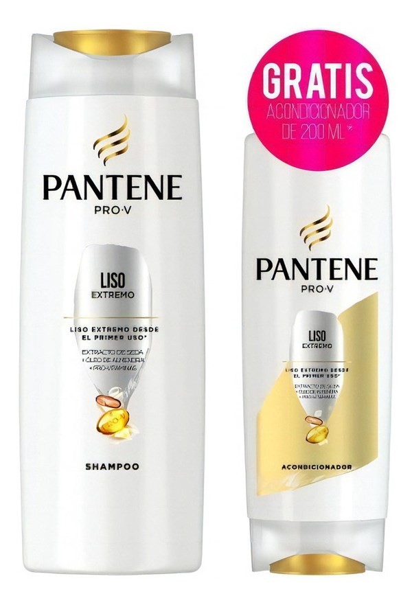 PANTENE Liso Extremo Shampoo 400 ml + Aco 200 ml 