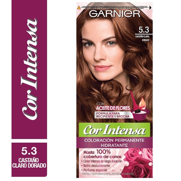 Garnier Kit Coloracion Cor Intensa 5.3 Castaño Claro Dorado 5.3 Castano Chocolate