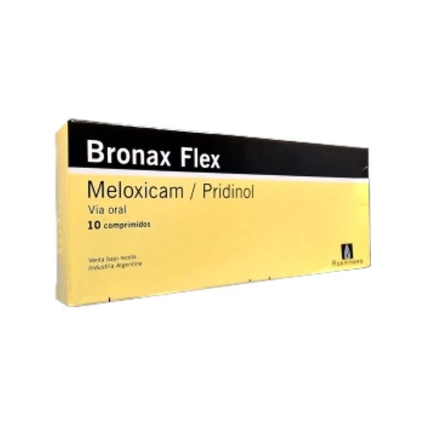 Roemmers Bronax Flex Meloxicam + Pridinol x 10 Comp #1
