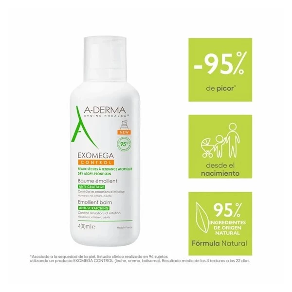 Aderma Exomega Control Balsamo Emoliente 400 ml alt