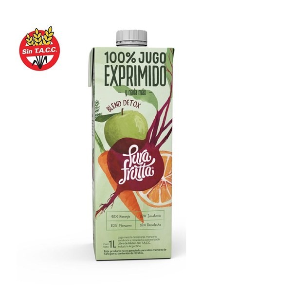 Pura Frutta Jugo Exprimido Blend Detox 1L