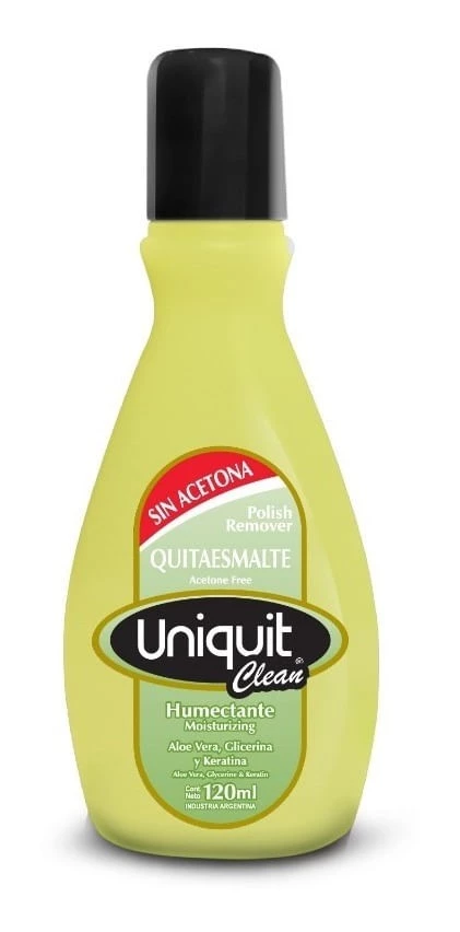 Uniquit Quitaesmalte Para Uñas Humectante 120 ml