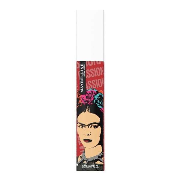 Labial Líquido SuperStay Matte Ink Tono City Dancer Colección Frida Khalo Maybelline alt