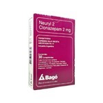 Bagó Neuryl 2 Clonazepam 2 Mg x 30 Comp #1
