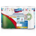 Rollo Cocina Felpita Doble Hoja Navidad 3x40 #4