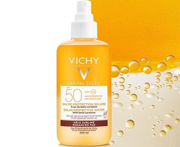 Vichy Capital Soleil Fps50 Agua Protectora Solar Luminosidad 200ml alt
