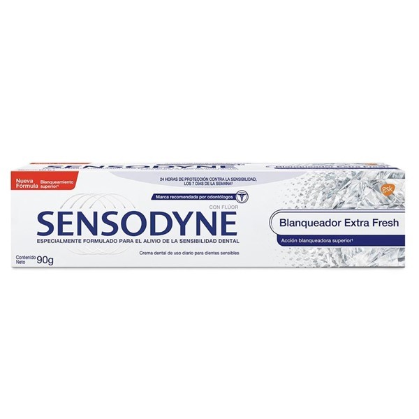 Crema Dental Sensodyne Blanqueador Extra Fresh 90 Gr alt