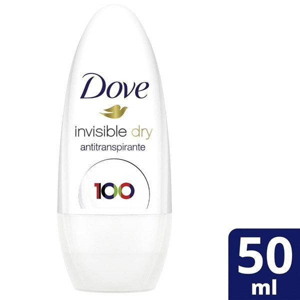 Dove Desodorante Roll On Invisible Dry 50 ml