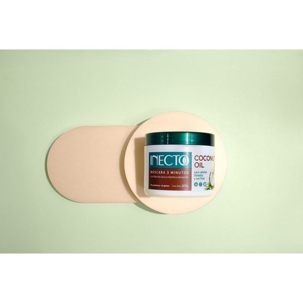 Inecto Mascara Capilar 3 min Coconut Oil Tamaño 300 gr alt