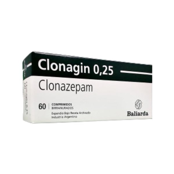 Baliarda Clonagin 0.25 Clonazepam 0.25 Mg x 60 Comp #1