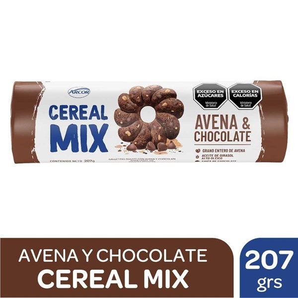 Galletitas de Avena Y Chocolate Cereal Mix 207 grs #1
