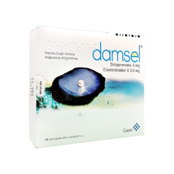 Gador Damsel Drospirenona + Etinilestradiol x 28 Comp Recubiertos #1
