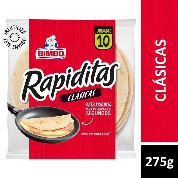 Rapiditas Bimbo Clásicas X 275 Grs.