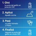 Ayudin Limpiador De Cocina Ayudín Poder Activo (Envase Económico) 450 Ml #5 Ayudin Limpiador De Cocina Ayudín Poder Activo (Envase Económico) 450 Ml #5
