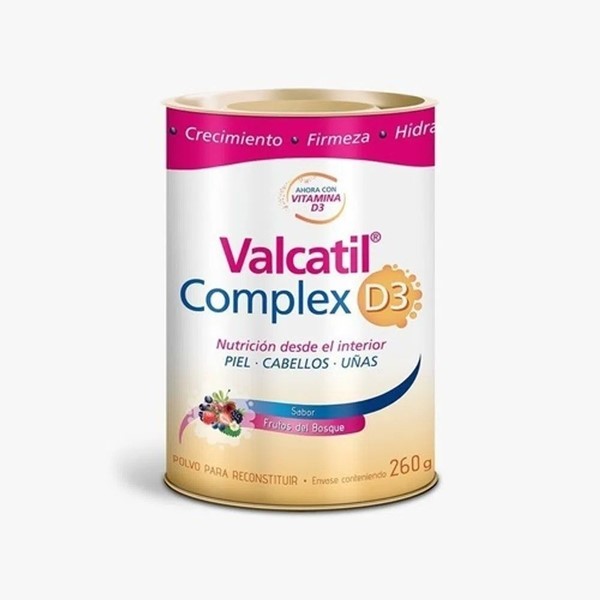 Valcatil Complex D3 Nutrición Piel Cabellos Uñas Lata 260 g alt