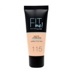 Maybelline Base Liquida Fitme Matte + Poreless 30 Ml | 115 Ivory #1