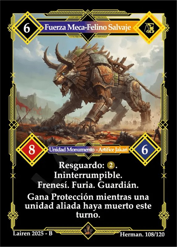 108 Fuerza Meca-Felino Salvaje - Coste 6
