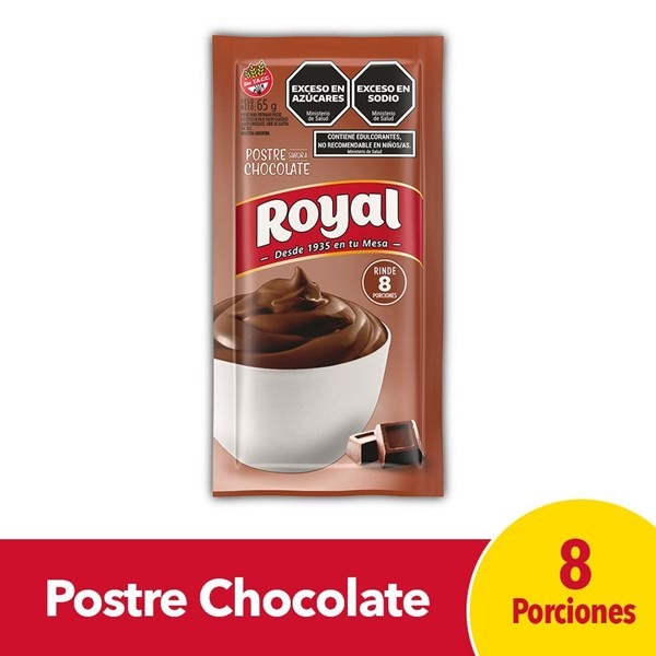 Postre De Chocolate Royal En Sobre 65 G. #1