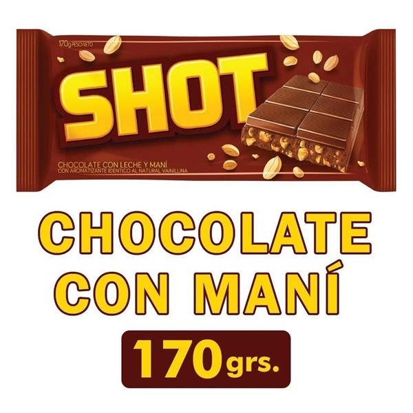 Chocolate Shot Con Maní 170 Gr #1