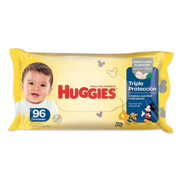 Huggies Toallitas Húmedas Triple Protección x 96u