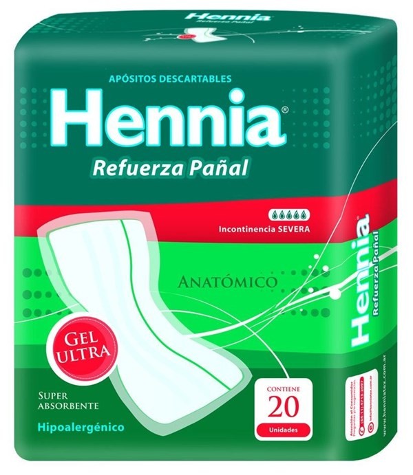Hennia Refuerza Pañal Anatomico (20 Unidades) #1
