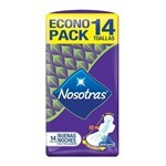 Toallitas Higiénicas Nosotras Buenas Noches Tela x 14 unid #2