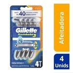 Máquinas de Afeitar Gillette Prestobarba3 Desechables x 4 un #4