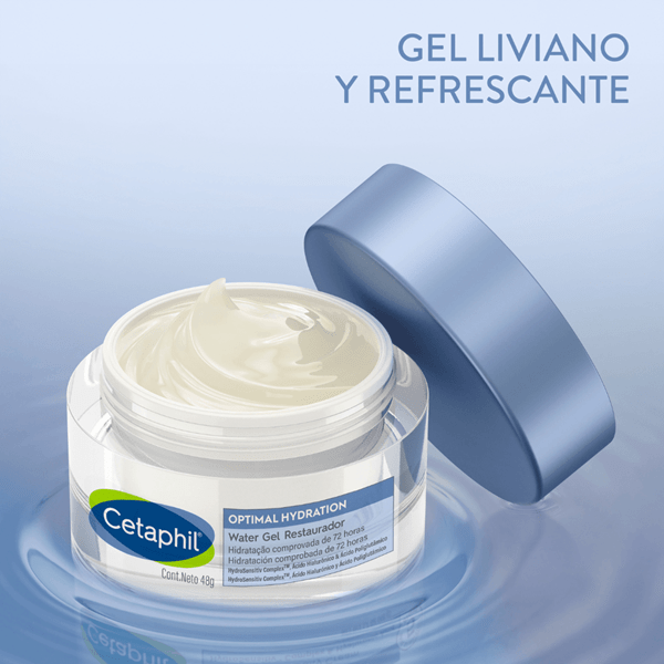 Cetaphil Optimal Hydration Water Gel Restaurador Facial 48 g alt