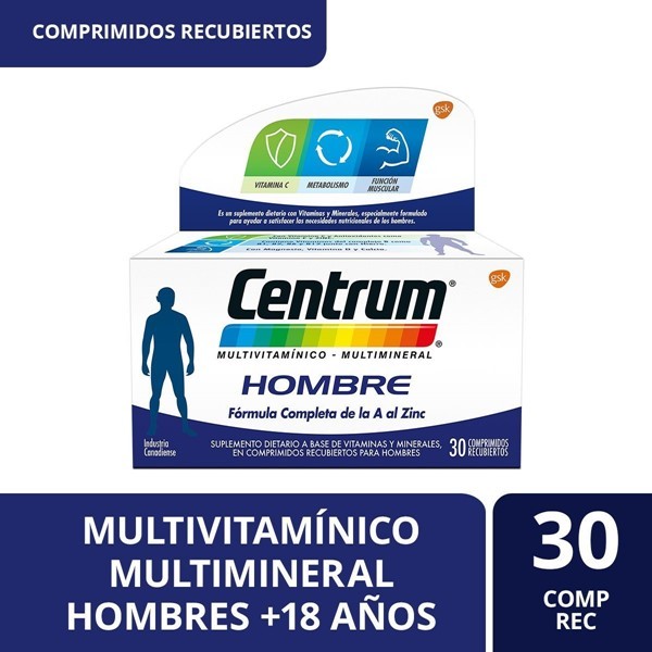 Centrum Suplemento Dietario Hombre Multivitamínico 30 cmp alt