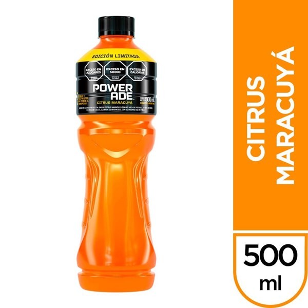 Bebida Isótonica Powerade Citrus Maracuyá 500 ml #1