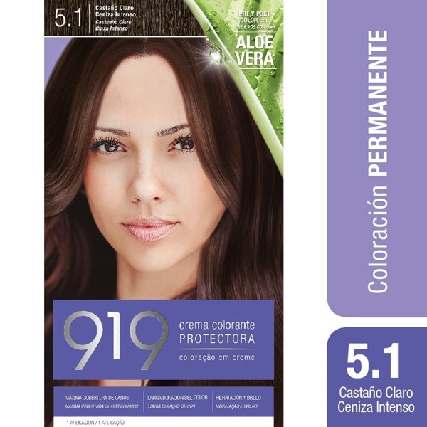 919 Kit Coloracion 5.1 Castaño Claro Ceniza Intenso