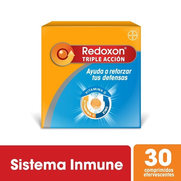 Redoxon Suplemento Dietario Naranja Triple Acción Efervescente x 30 comprimidos alt