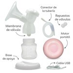 Bebefantitos Sacaleche Electrico Con Pezonera Siliconada Y Mamadera #3